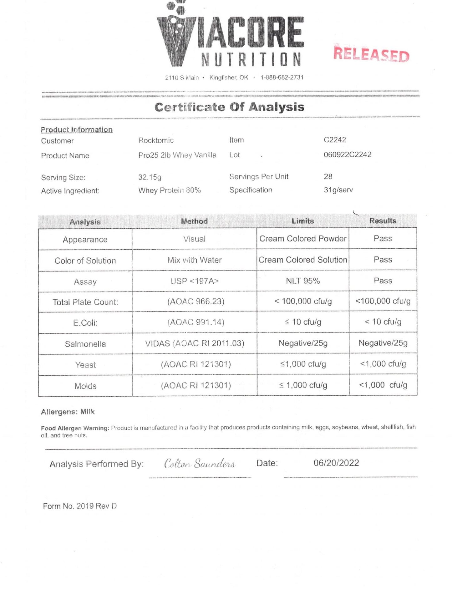 BODY CONSTRUCTOR PROTEIN WHEY 2LB; VANILLA MILKSHAKE